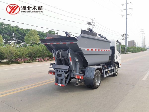 一汽解放虎V高位自装卸式垃圾车