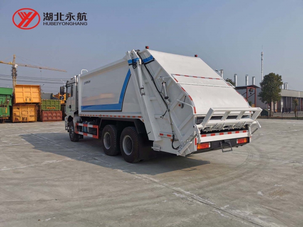 陕汽轩德X3 18方压缩式垃圾车