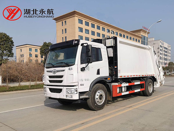 解放龙V 12方压缩式垃圾车