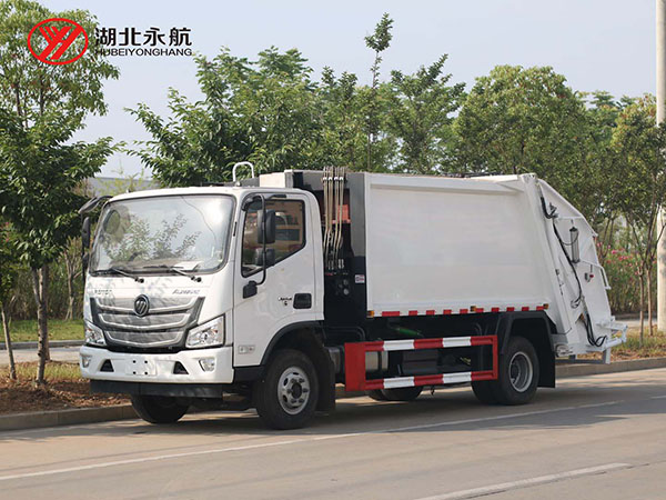 福田欧马可6-8方压缩式垃圾车