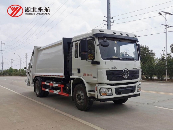 陕汽德龙L3000 14方压缩式垃圾车