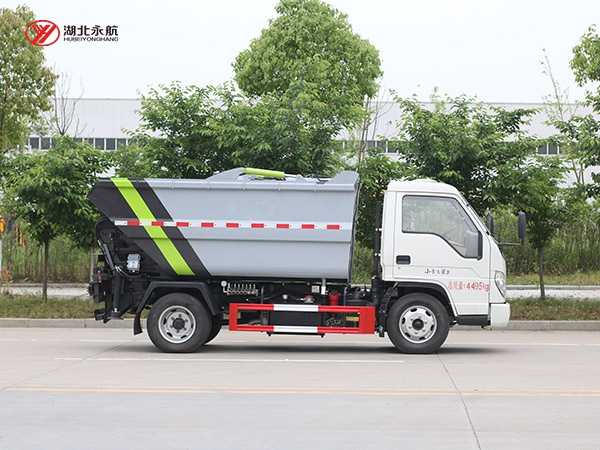 福田小卡之星高位自装卸式垃圾车
