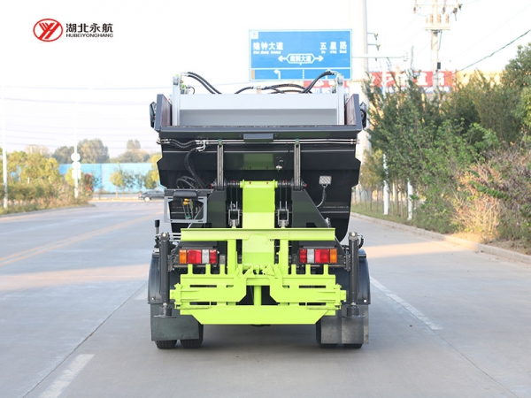 江铃顺达高位自装卸式垃圾车