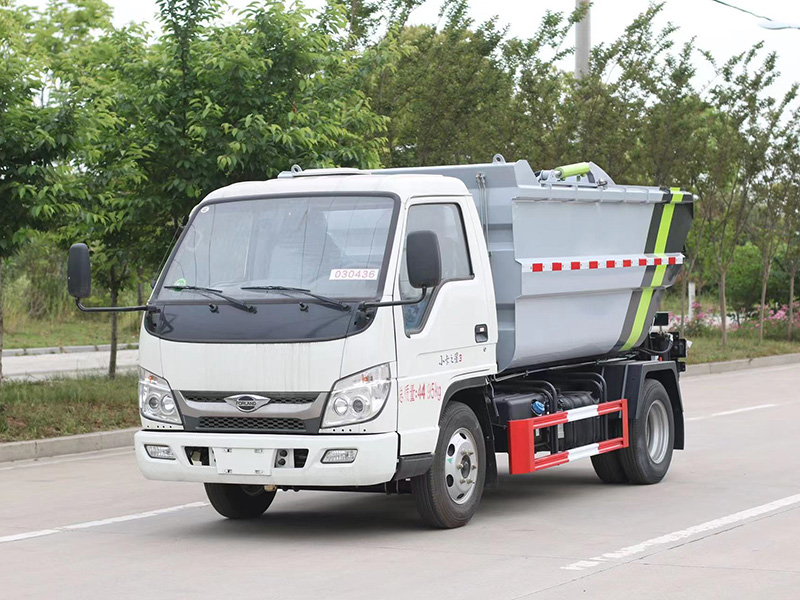 福田小卡之星高位自装卸式垃圾车