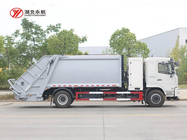 吉利嘉龙纯电动12方压缩式垃圾车