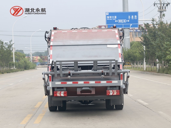 江淮帅铃纯电动7方压缩式垃圾车