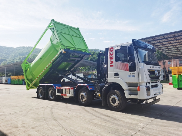 立式车厢可卸式垃圾车